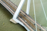 Het uitzicht op de Erasmusbrug in Rotterdam
