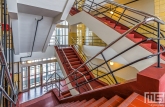 De trappen van de Van Nelle Fabriek in Rotterdam Delfshaven