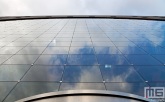 De glasramen van de Markthal in Rotterdam