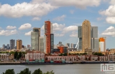 Te Koop | De skyline van Rotterdam gezien vanuit Rotterdam-Zuid