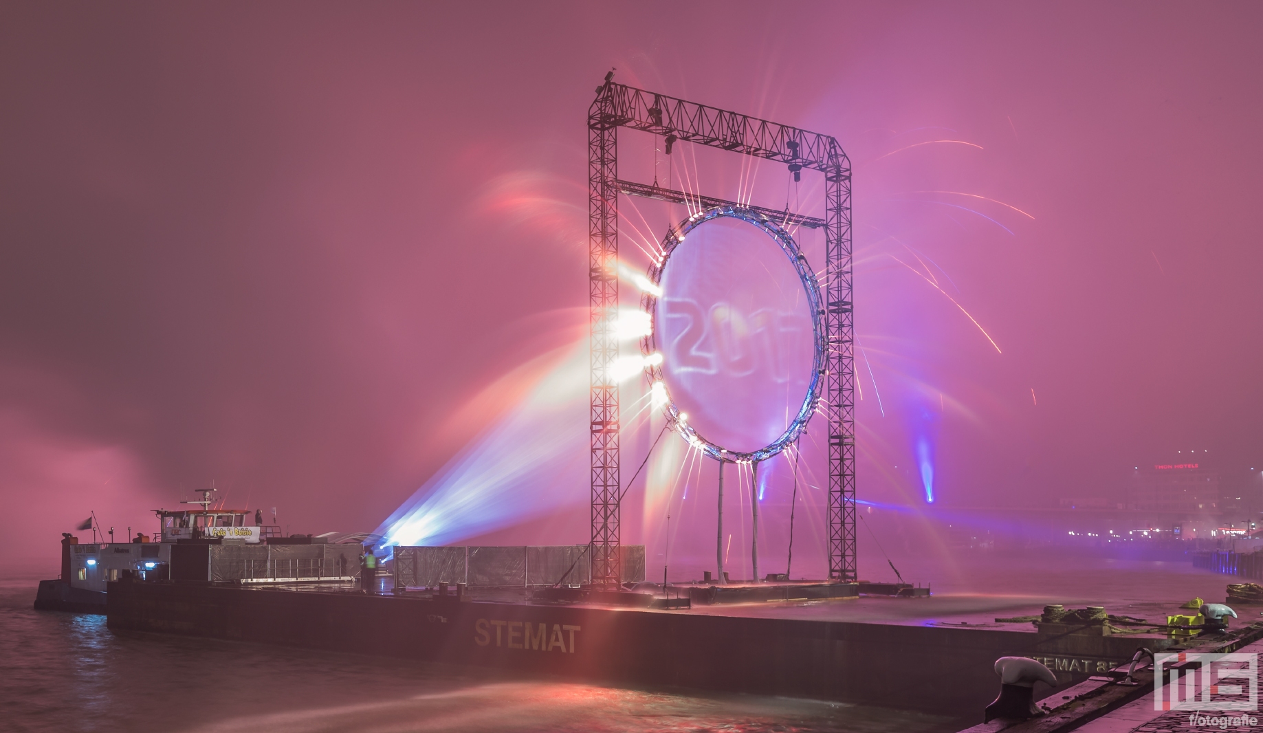 Het Nationale Vuurwerk in Rotterdam