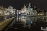 Te Koop | De brug over de Leie in Gent in de nacht