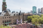 De huldiging van kampioen Feyenoord op de Coolsingel in Rotterdam