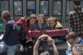 De huldiging van kampioen Feyenoord op de Coolsingel in Rotterdam