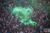 De huldiging van kampioen Feyenoord op de Coolsingel in Rotterdam