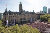 De huldiging van kampioen Feyenoord op de Coolsingel in Rotterdam