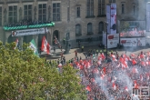 De huldiging van kampioen Feyenoord op de Coolsingel in Rotterdam