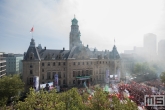 De huldiging van kampioen Feyenoord op de Coolsingel in Rotterdam