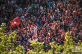 De huldiging van kampioen Feyenoord op de Coolsingel in Rotterdam