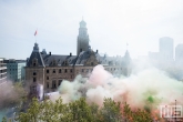 De huldiging van kampioen Feyenoord op de Coolsingel in Rotterdam