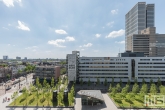 Het uitzicht op het Kruisplein in Rotterdam Centrum tijdens de Rotterdamse Dakendagen