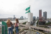 Het publiek van de Dakendagen op het Witte Huis in Rotterdam