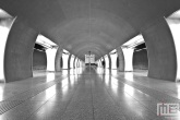 Het metrostation Rakoczi Tér in Budapest