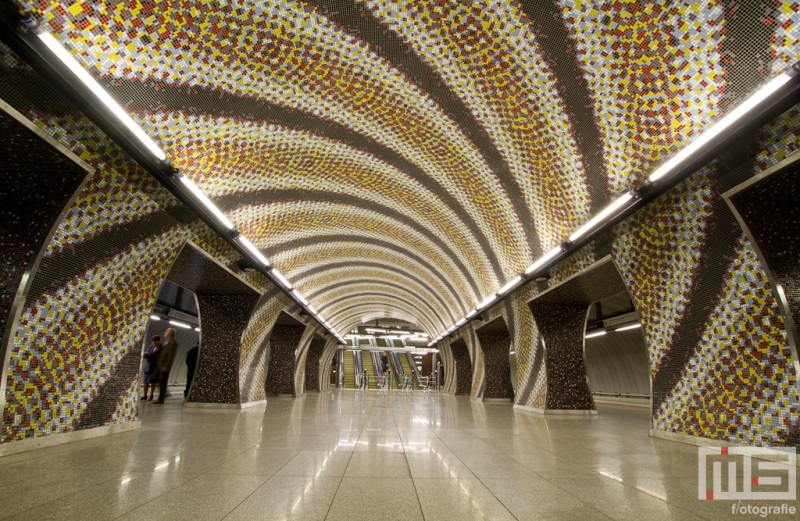 Het metrostation Szent Gellert Tér in Budapest