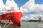 Het Offshoreschip Bigroll Baffin in Rotterdam tijdens de Wereldhavendagen