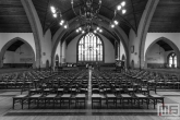 De binnenkant van de Grote Kerk in Rotterdam Overschie tijdens de Open Monumentendag