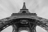 Te Koop | De Eiffeltoren in Parijs in zwart/wit