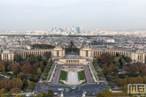 De Palais de Chaillot vanuit de Eiffeltoren in Parijs