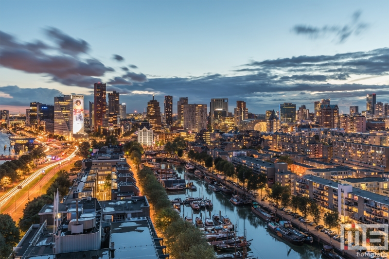 Te Koop | De gouden zonsondergang in Rotterdam