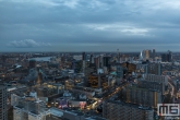 Te Koop | Een panorama van Rotterdam Centrum tijdens het blauwe uurtje