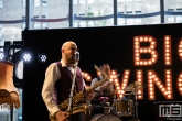 The Big Swingers tijdens de opening in Museum Rotterdam