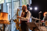 The Big Swingers tijdens de opening in Museum Rotterdam