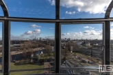 Het uitzicht vanuit de Tearoom van de Van Nelle Fabriek in Rotterdam