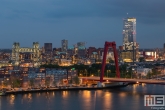 De Willemsbrug en De Hef op het Noordereiland in Rotterdam