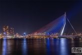 Te Koop | De Erasmusbrug en Euromast in Rotterdam in rood, wit en blauw