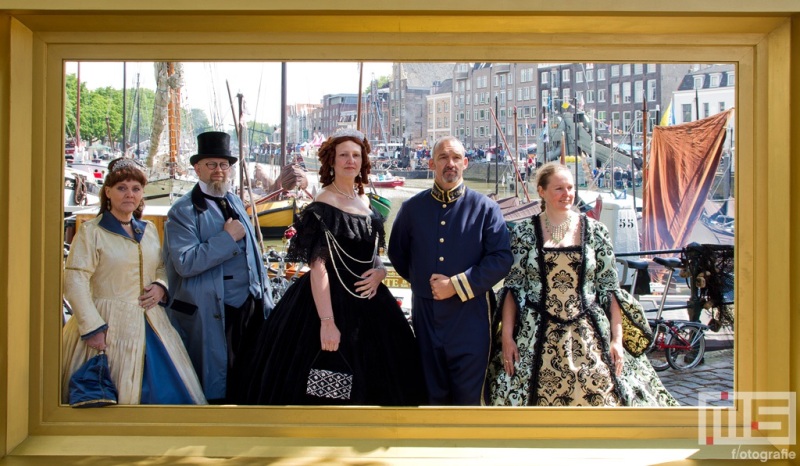 Het levende schilderij in Dordt in Stoom in Dordrecht