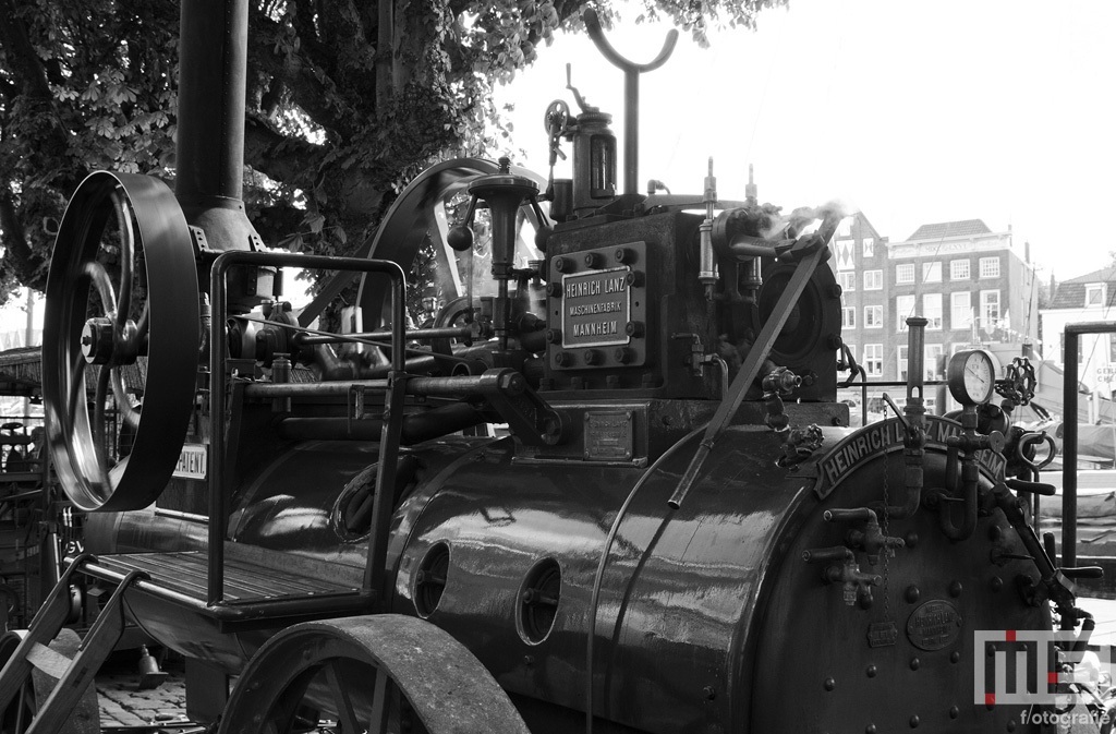 Een stoommachine in Dordt in Stoom in Dordrecht