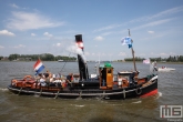 Het stoomschip Jan de Sterke tijdens het stoomevenement Dordt in Stoom