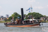 Het stoomschip Pieter Boele tijdens het stoomevenement Dordt in Stoom