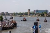 De stoomschepen tijdens het stoomevenement Dordt in Stoom