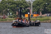 Het stoomschip Volharding1 tijdens het stoomevenement Dordt in Stoom