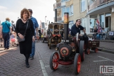 Een stoomwals demo tijdens het stoomevenement Dordt in Stoom