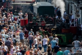 Het uitzicht op het stoomevenement Dordt in Stoom