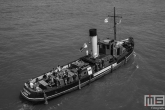 Het stoomschip tijdens het stoomevenement Dordt in Stoom