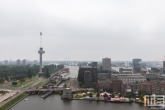 Het uitzicht vanaf het GEB Gebouw in Rotterdam tijdens de Rotterdamse Dakendagen