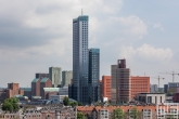 De Maastoren en het Noordereiland in Rotterdam tijdens de Rotterdamse Dakendagen