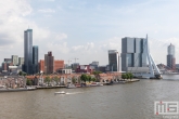 De Maastoren en het Noordereiland in Rotterdam tijdens de Rotterdamse Dakendagen