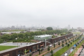 Het uitzicht vanaf het HAKA Gebouw in Rotterdam Delfshaven tijdens de Rotterdamse Dakendagen