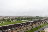 Het uitzicht vanaf het HAKA Gebouw in Rotterdam Delfshaven tijdens de Rotterdamse Dakendagen
