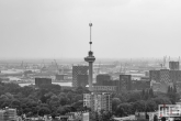 Het uitzicht op de Euromast en het park in Rotterdam