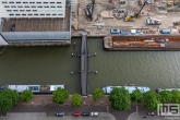 Het uitzicht vanuit de woontoren Red Apple in Rotterdam Centrum