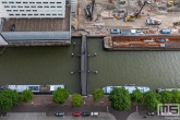 Het uitzicht vanuit de woontoren Red Apple in Rotterdam Centrum