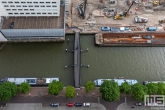 Het uitzicht vanuit de woontoren Red Apple in Rotterdam Centrum
