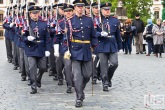 De militaire parade in het Prazsky Hrad in Prague