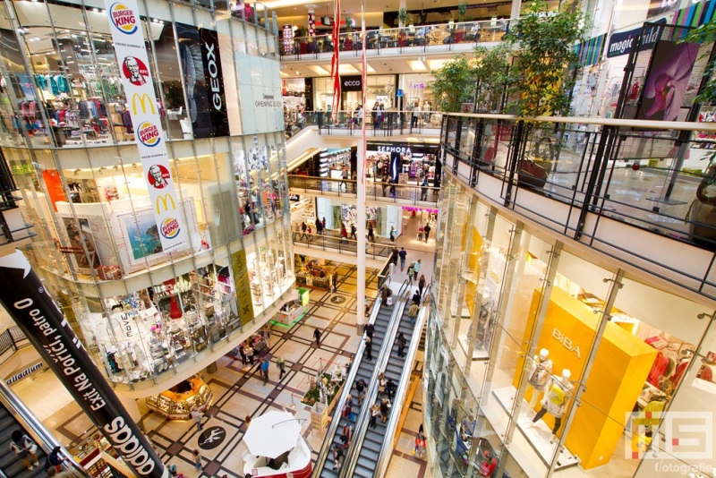 Het Palladium Shopping Center in Prague