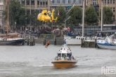 De loodsboot Libra van Loodswezen tijdens een demo op de Wereldhavendagen in Rotterdam